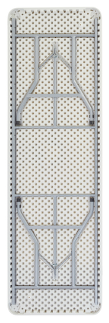 National Public Seating BT3096 30" W x 96" D 17 Gauge Frame NPS Heavy Duty Folding Table