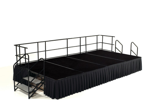 National Public Seating SG362404 96" W x 144" D Rectangular Stage Group
