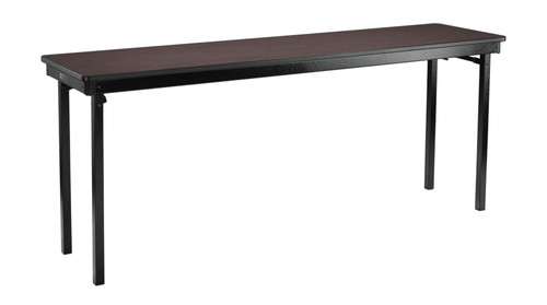 National Public Seating MSFT1872 18" W x 72" D 16-Gauge C-Channel Frame Max Seating Folding Table