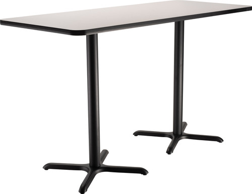 National Public Seating CT23072X 30" x 72" Rectangle Café Table