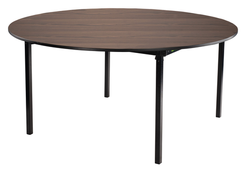 National Public Seating MSFT48RD 29" H x 48" W x 48" D Round Steel Frame NPS Max Seating Folding Table with Securing Leg Clips and Non-Marring Glides
