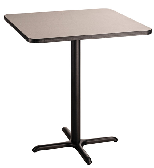National Public Seating CT33030X 30" x 30" Square Café Table