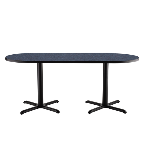 National Public Seating CT43096X 30" x 96" Racetrack NPS Café Table