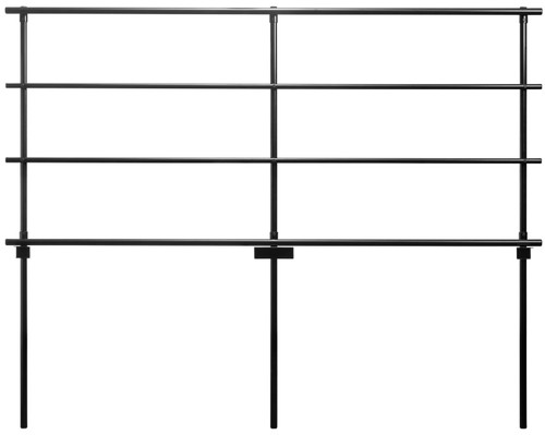 National Public Seating GRR32S Back Guardrail for 18" x 32" Straight Risers