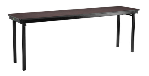 National Public Seating MSFT1896 18" W x 96" D 16-Gauge C-Channel Frame Max Seating Folding Table