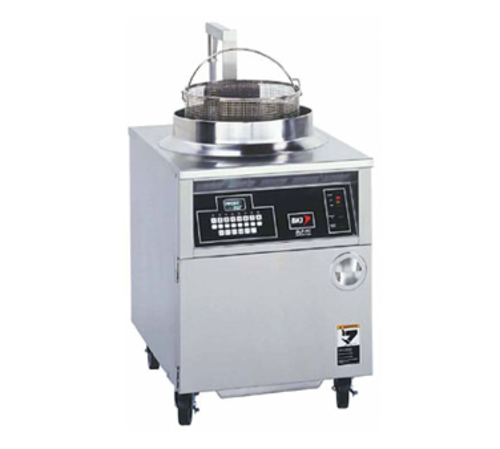 BKI BLF-F Stainless Steel Exterior Electric Manual Fryer - 208 Volts 1-Ph