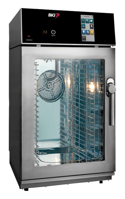 BKI CLBKI-10E 6 Pans Stainless Steel Boilerless CombiSlim Combi Oven - 208 Volts 10400 Watts