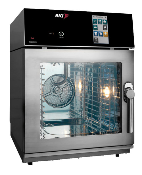 BKI CLBKI-6E 4 Hotel Pan Full Size Stainless Steel Boilerless Electric Countertop CombiSlim Combi Oven - 208 Volts 1 Phase