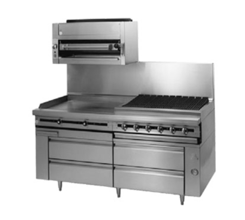 Jade JFLH-02R-T-36 36" W 2 Drawers Titan Fire and Ice Freezer Base - 115 Volts