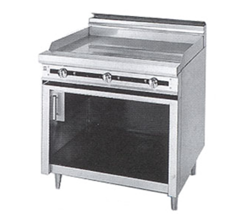 Jade JTRH-12GT-NG 12" W Natural Gas 6" Plate Shelf Titan Heavy Duty Range - 30,000 BTU