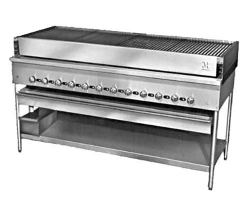 Jade JCB-48-NG 48" W Natural Gas Floor Model Titan Chicken Broiler - 120,000 BTU