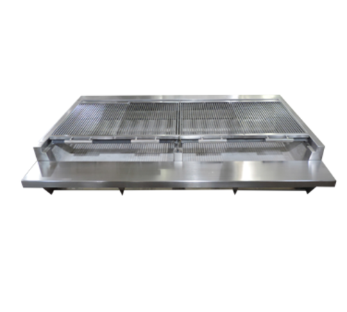 Jade JMBR-LB48 48" W Stainless Steel Exterior Modular Steel Bar Grates Titan Solid Fuel Broiler