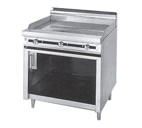 Jade JTRH-12GT-LP 12" W Liquid Propane 6" Plate Shelf Titan Heavy Duty Range - 30,000 BTU