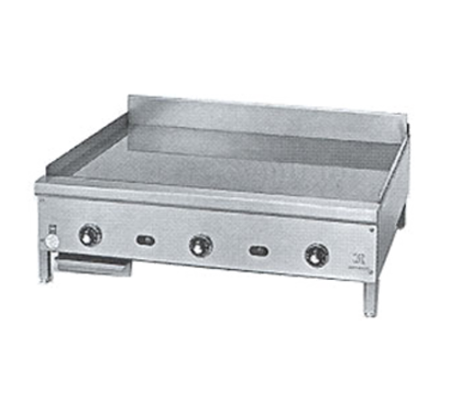 Jade JGM-2460-NG 60" W Stainless Steel Countertop Natural Gas Supreme Griddle - 150,000 BTU