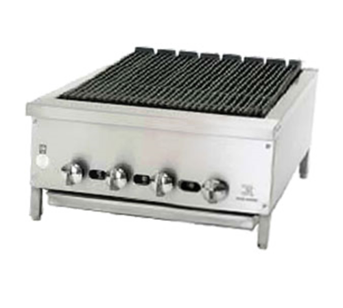 Jade JB-24-NG Countertop Natural Gas Supreme Charbroiler - 60,000 BTU