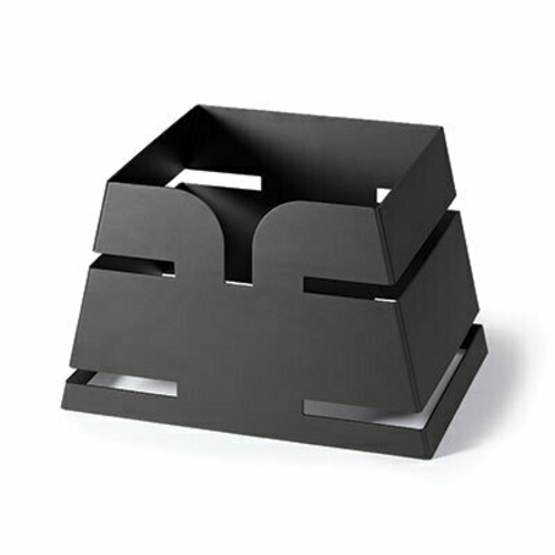 Rosseto LD138 10.35" W Black Stainless Steel Trapezoid Modular Skycap Riser