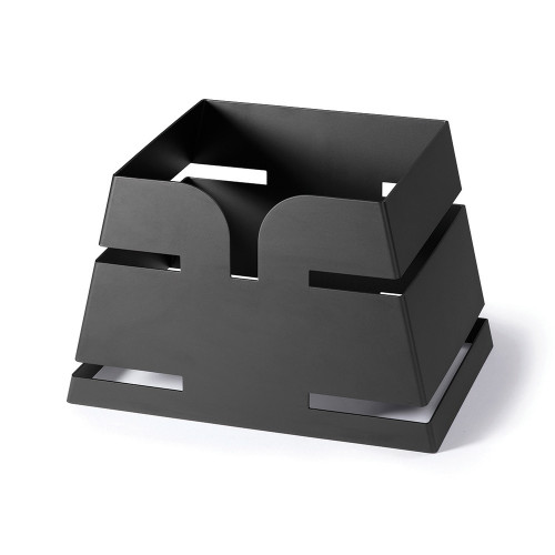 Rosseto LD138 10.35" W Black Stainless Steel Trapezoid Modular Skycap Riser