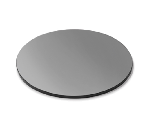 Rosseto SG004 14" Dia. Black Round Tempered Glass Display Surface