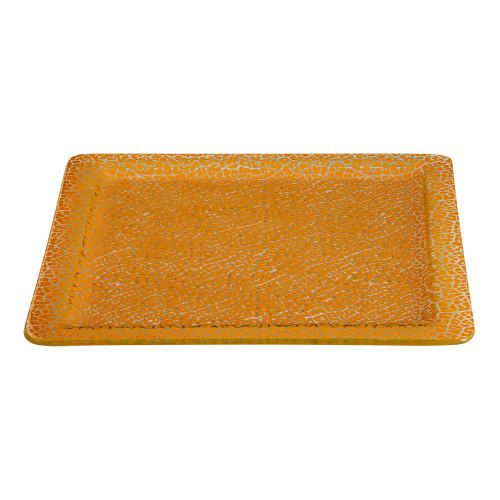 Rosseto GLS044M Mustard Square Foglia Platter
