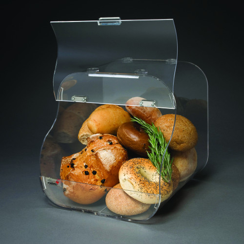 Rosseto BAK1203 11" x 12" x 11" H Clear Acrylic Countertop Stackable Bakery Display Case