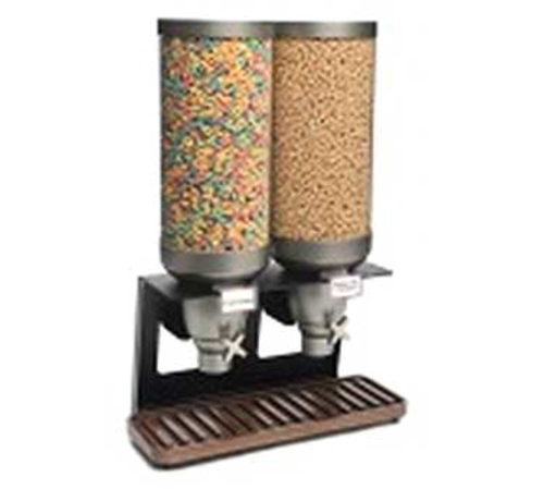 Rosseto EZ541 (2) 3.5 Gal. Black Matte Steel Stand Countertop EZ-SERV Dispenser