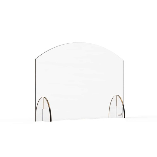 Rosseto AG001 24" W x 15.5" H Clear Acrylic Avant Guarde Sneeze Guard or Health Safety Shield