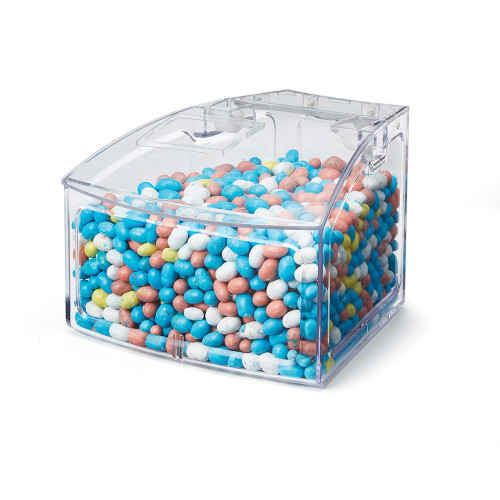 Rosseto SA131 1.5 Gal. Clear Rectangular Plexiglass BULKshop Scoop Bin