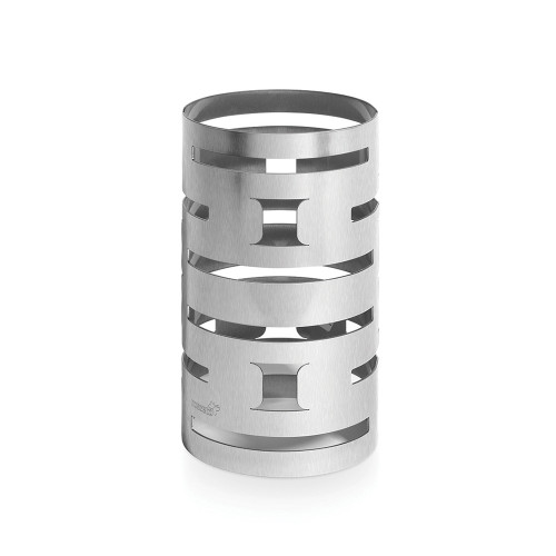 Rosseto SM184 7" W Silver Stainless Steel Round with Protective Coating Skycap Riser