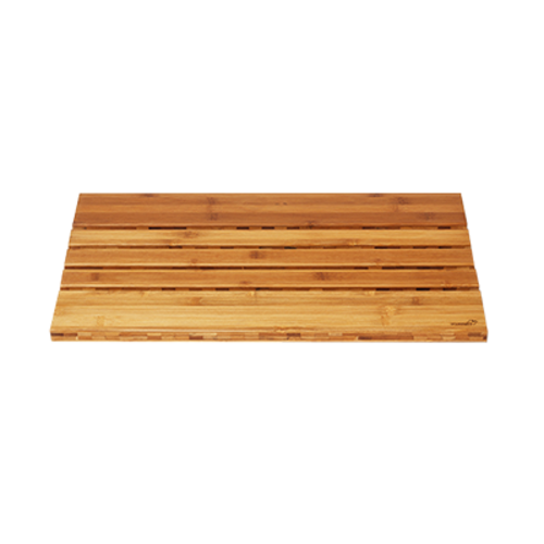 Rosseto BP004 21.38" W x 34.58" D Natural Finish Slatted Rectangular Wood Multi-Chef Serving Board without Handle