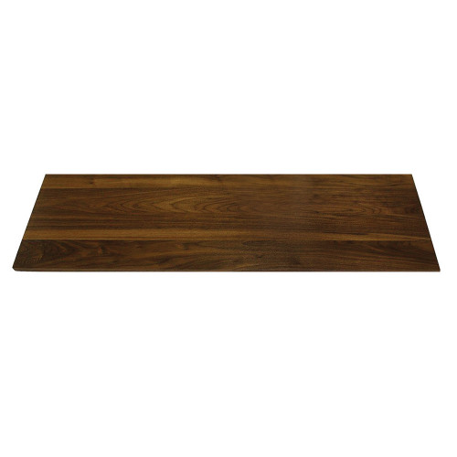 Rosseto WP101 33.5" x 12" Rectangular Walnut Wood Wide Display Surface