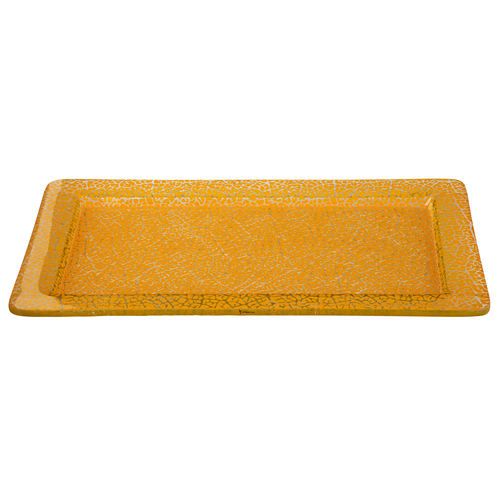 Rosseto GLS045M Mustard Rectangular Foglia Platter