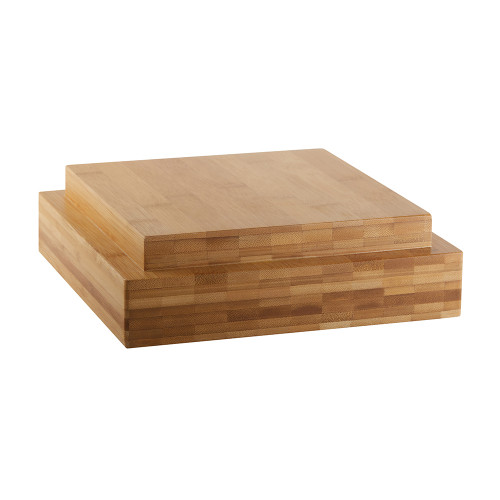 Rosseto BP011 9.25" W x 9.25" D x 2.75" H Bamboo Base for 30" Multi-Level Riser