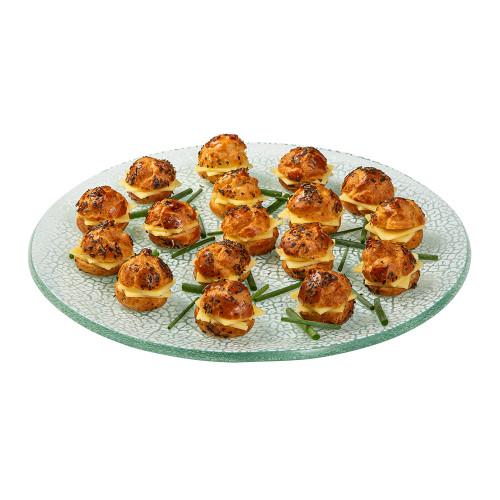 Rosseto GLS038W White Round Foglia Platter