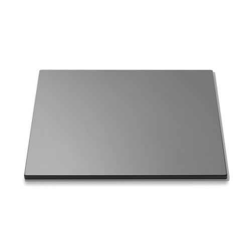 Rosseto SG001 14" x 14" Black Square Tempered Glass Display Surface