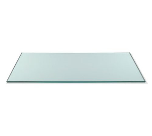 Rosseto GTR33 33.5" x 14" Clear Rectangular Tempered Glass Wide Display Surface