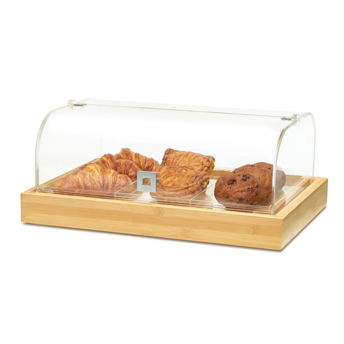 Rosseto BDB001 21" W Natural Bamboo Rectangular Bakery Case Base
