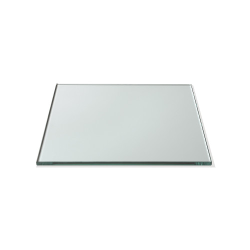 Rosseto GTS14 14" x 14" Clear Square Tempered Glass Display Surface