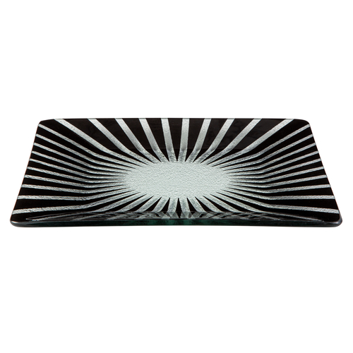 Rosseto GLS033B Black Square Stelo Platter