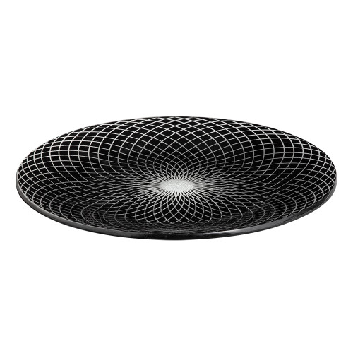 Rosseto GLS036B Black Round Spiro Platter