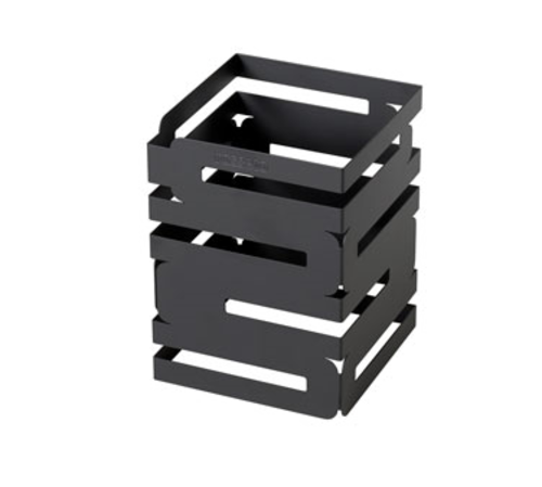 Rosseto D623RB 6" W Black Stainless Steel Square Multi-Level Skycap Riser