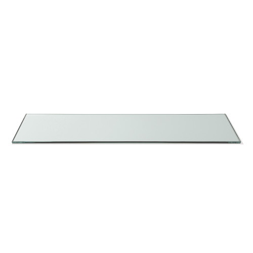 Rosseto GTR20 33.5" x 7.8" Clear Rectangular Tempered Glass Narrow Display Surface