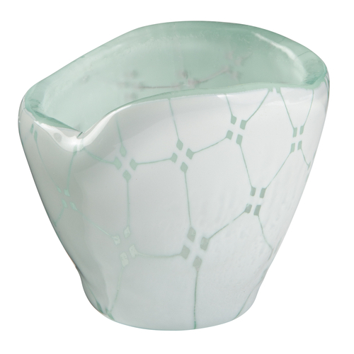 Rosseto GLS051W 3.3" W x 2.8" H White Handmade Glass Round Zenith Mini Bowl (12 per Set)