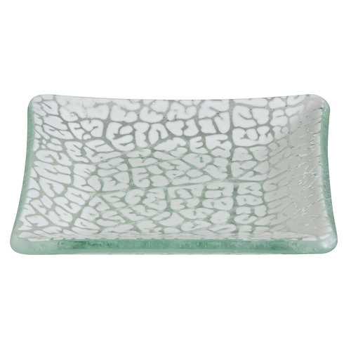 Rosseto GLS058W White Square Foglia Mini Plate