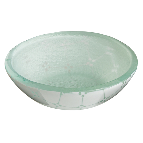 Rosseto GLS053W 4.1" W x 1.2" H White Handmade Glass Round Zenith Mini Bowl (12 per Set)