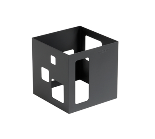 Rosseto SM115 7" W Black Stainless Steel Square Protective Coating Display Riser