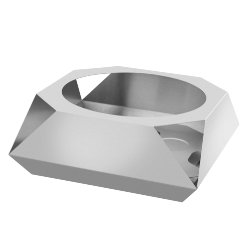 Rosseto SM283 19.1" W Stainless Steel Round Diamond Multi-Chef Chafer Frame