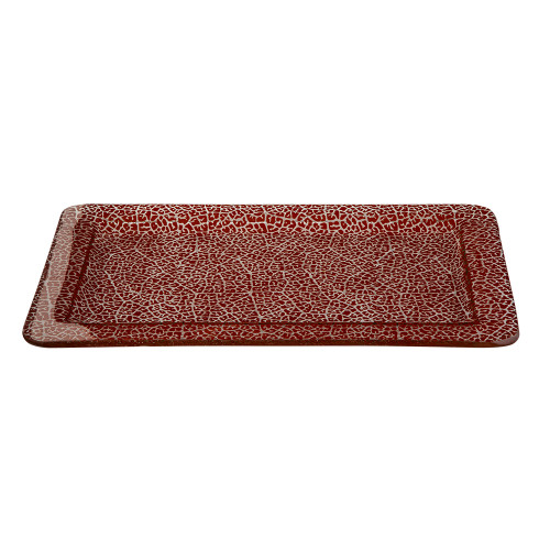 Rosseto GLS045C Cognac Rectangular Foglia Platter