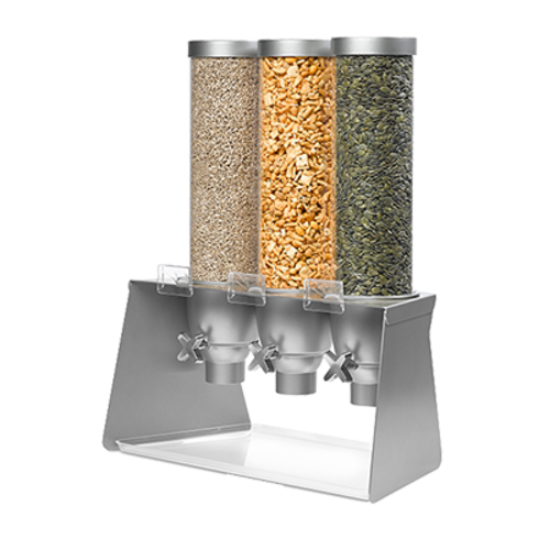 Rosseto EZ564 (3) 1.3 Gal. Tabletop EZ-SERV Dry Product Dispenser