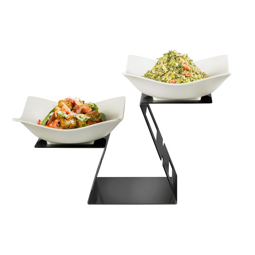 Rosseto SM340 23.4" x 10.75" x 14.3" H 2-Tier Swan Display Riser