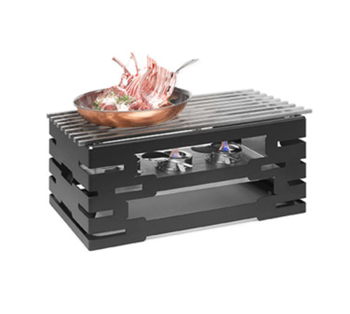 Rosseto SK032 Black 6-Piece Multi-Chef Warmer Kit